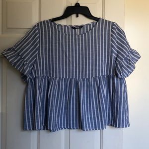 Shein linen-like top